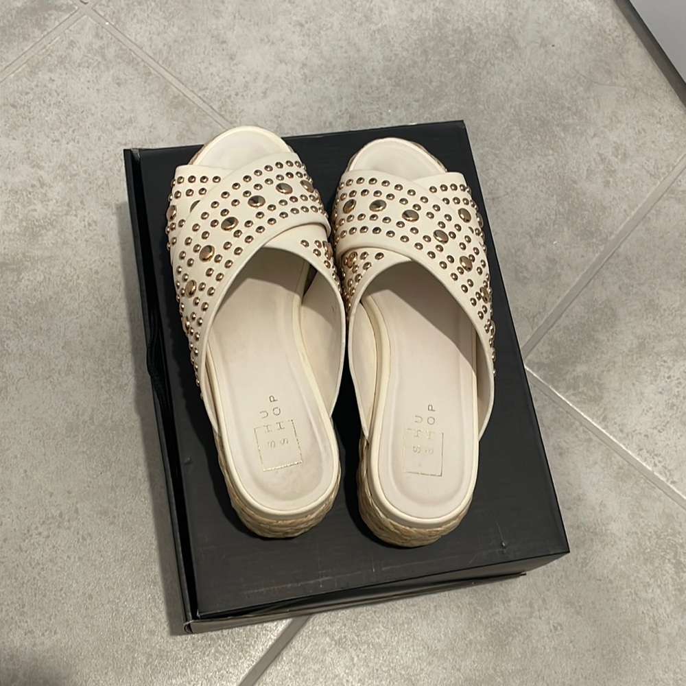 Shu shop wedge sandals
